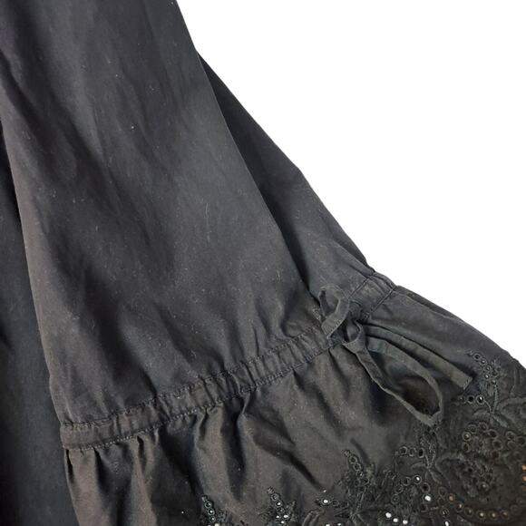 McQ Dress Size Small McQ By Alexander McQueen Black Ruffled Dress IT 38 / US S - Picture 5 of 14